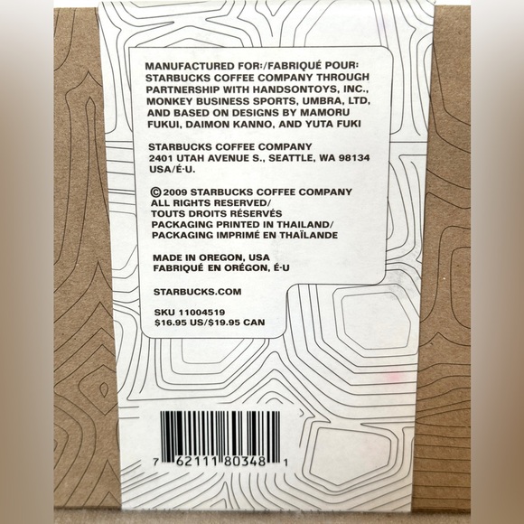 STARBUCKS 2009 EXCLUSIVE 8-PC BLOCK PILE BALANCING WOOD STACK SKILL GAME NEW! - Picture 3 of 7